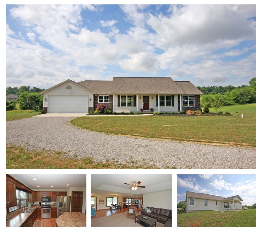 Impressive Schlabach Ranch For Sale on 1.7 Acres in Mount Vernon Ohio